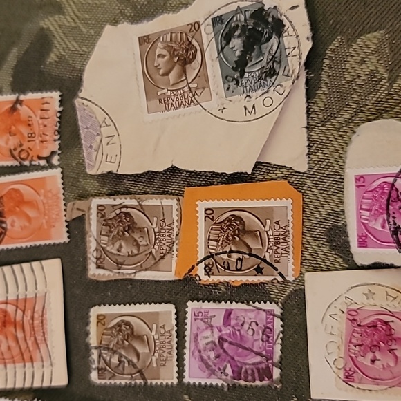 Lot of Italian Stamps, Used, Vintage - Picture 7 of 8